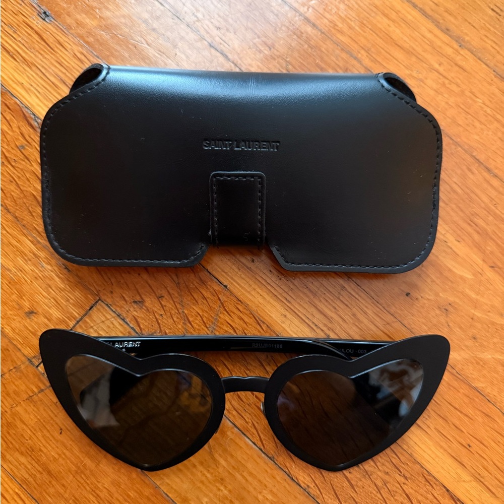 Saint Laurent • Black Heart Sunglasses
